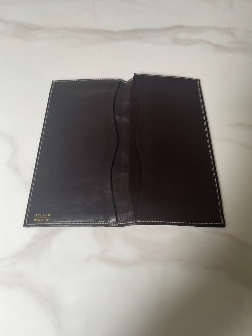 Celine Y2K Macadam Canvas Long Wallet Horse Carriage Logo + COA - Picture 7 of 12